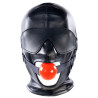 KINKgear Cagoule SM avec Bâillon et masque Subfull Noire